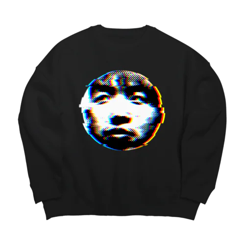 ふつうにぺたさん Big Crew Neck Sweatshirt