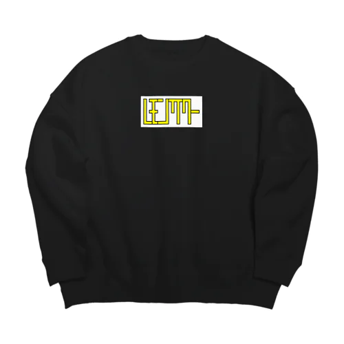 レモンサワー カタカナロゴ Big Crew Neck Sweatshirt