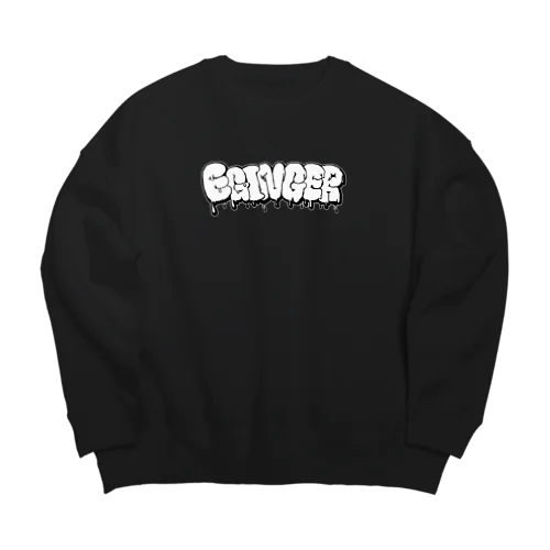 EGINGER(エギンガー)ロゴホワイト Big Crew Neck Sweatshirt