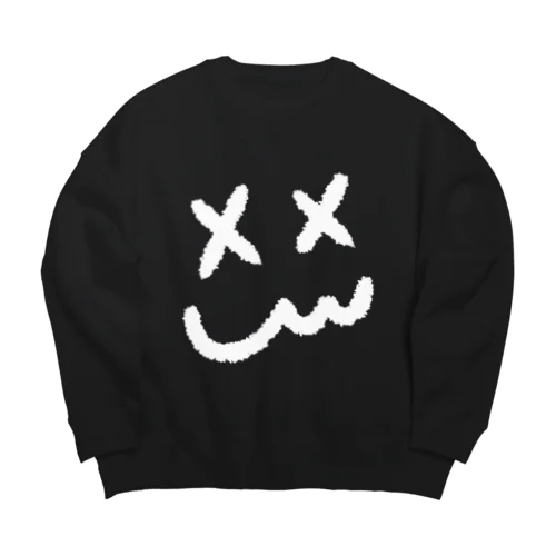 バツじんくっきー Big Crew Neck Sweatshirt