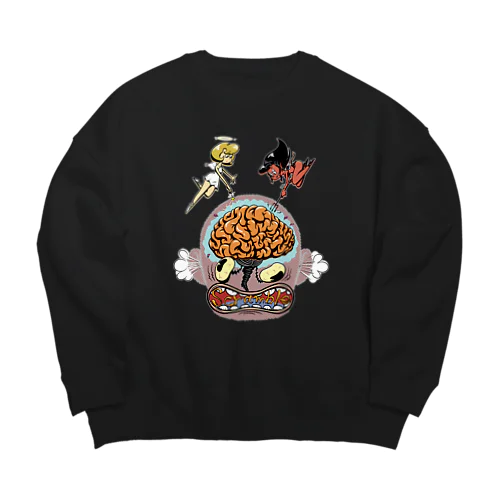 “scramble" Big Crew Neck Sweatshirt