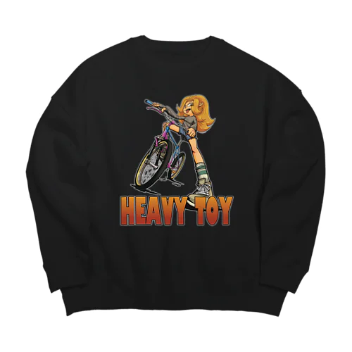 "HEAVY TOY” Big Crew Neck Sweatshirt