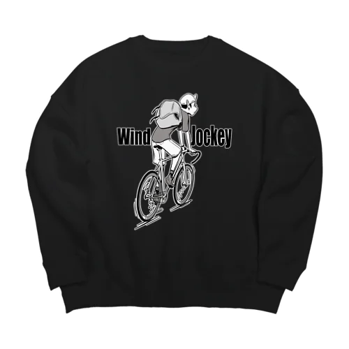 "Wind Jockey" Big Crew Neck Sweatshirt