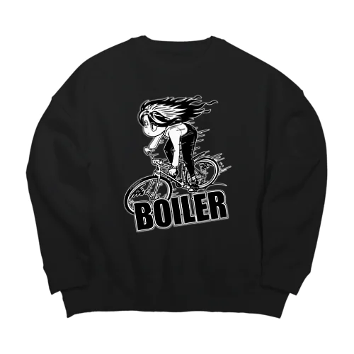 "BOILER" ビッグシルエットスウェット