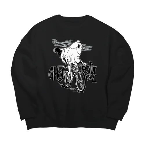 "GHOST RIDE" Big Crew Neck Sweatshirt