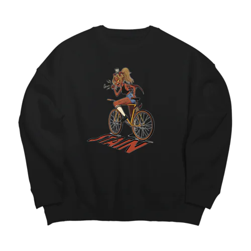 "STAIN" Big Crew Neck Sweatshirt