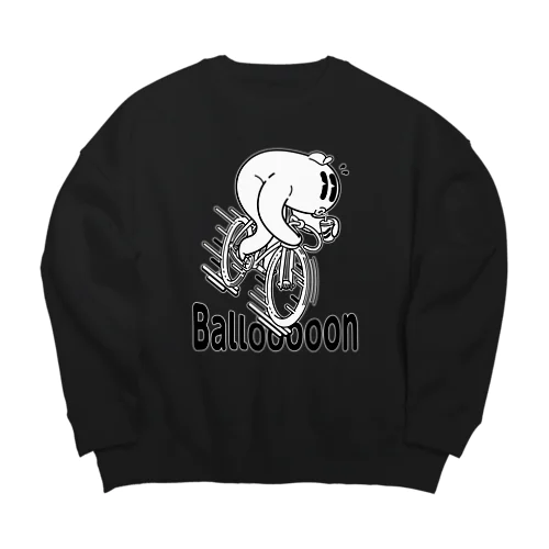 "Ballooooon" #1 Big Crew Neck Sweatshirt