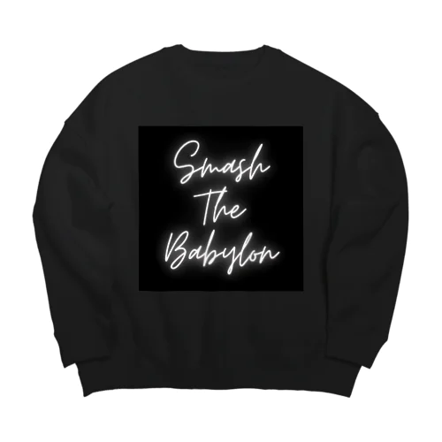 neonlogo Big Crew Neck Sweatshirt