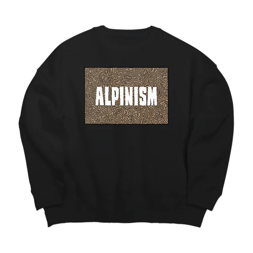 alpinism contour Big Crew Neck Sweatshirt