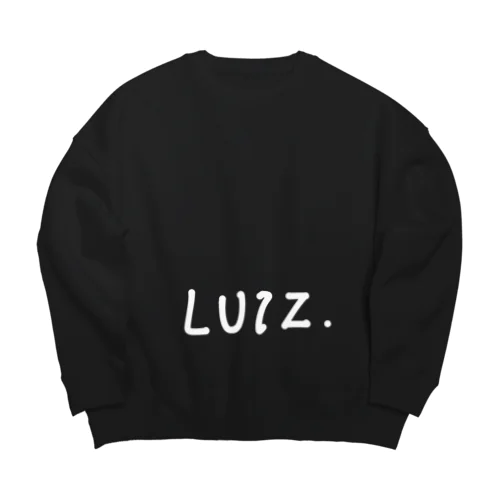 LUIZ.  handwritten logo sweat ビッグシルエットスウェット