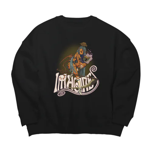 "IMAGINE" Big Crew Neck Sweatshirt