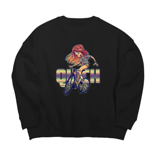 ”QUICK” Big Crew Neck Sweatshirt