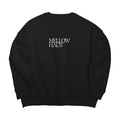 MellowHausロゴ(White) Big Crew Neck Sweatshirt