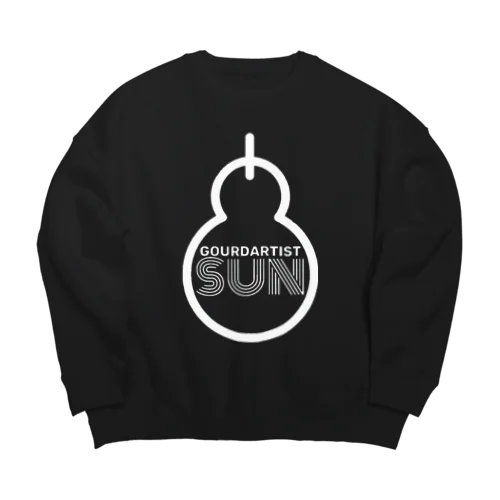 ひょうたん白文字版 Big Crew Neck Sweatshirt