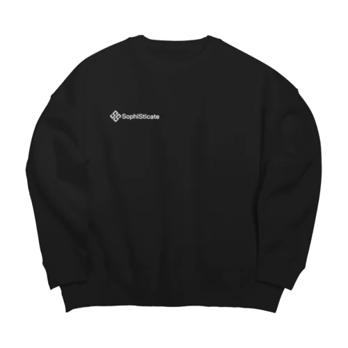 SophiSticate ロゴスウェット ブラック/ネイビー Big Crew Neck Sweatshirt