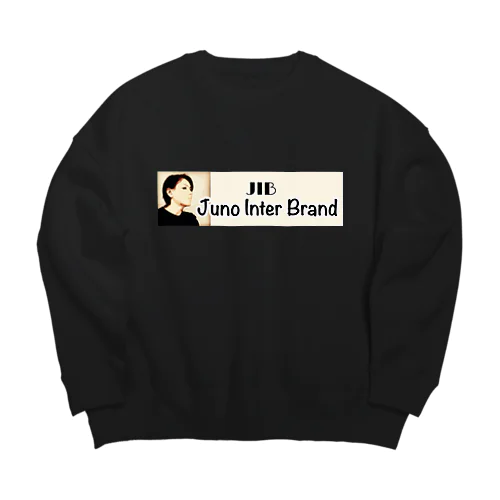 JNBブランドロングロゴアイテム Big Crew Neck Sweatshirt