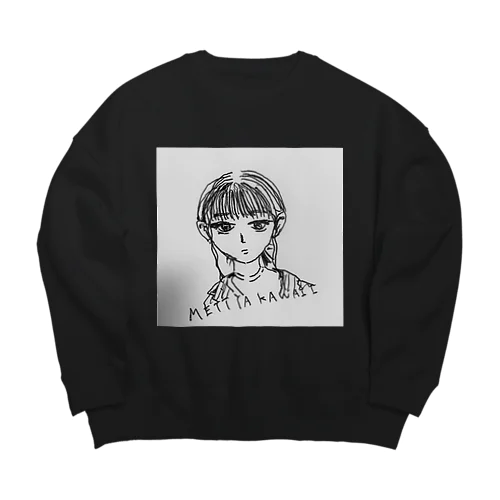 えりすちゃんねるプロトタイプ Big Crew Neck Sweatshirt