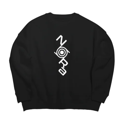 NORA  AllBLACK Big Crew Neck Sweatshirt