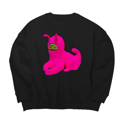 Pink★Cat Big Crew Neck Sweatshirt