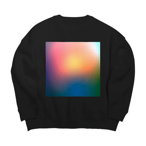 gradient000 Big Crew Neck Sweatshirt