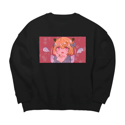 病んじゃおうかな〜 Big Crew Neck Sweatshirt