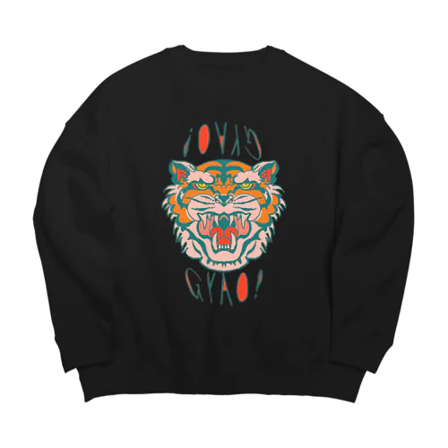 ぎゃおん Big Crew Neck Sweatshirt