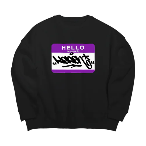 HELLO designed by KERON ビッグシルエットスウェット