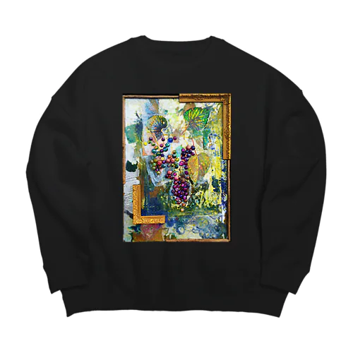 葡萄 Big Crew Neck Sweatshirt