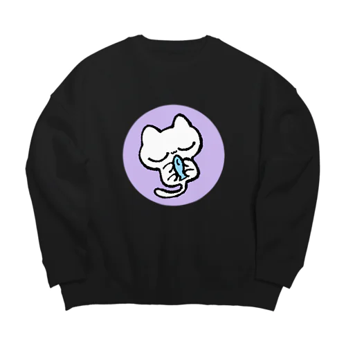 ねんねみゃおうちゃん Big Crew Neck Sweatshirt