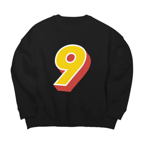 9番 Big Crew Neck Sweatshirt