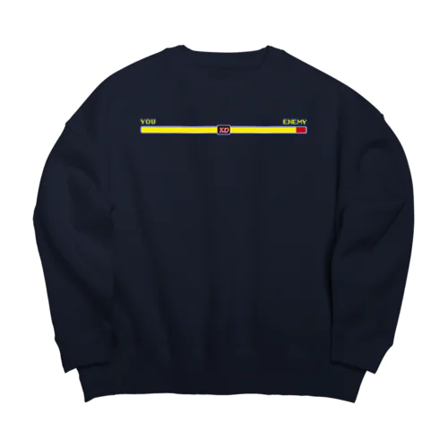 格闘ゲーム的ななにか Big Crew Neck Sweatshirt