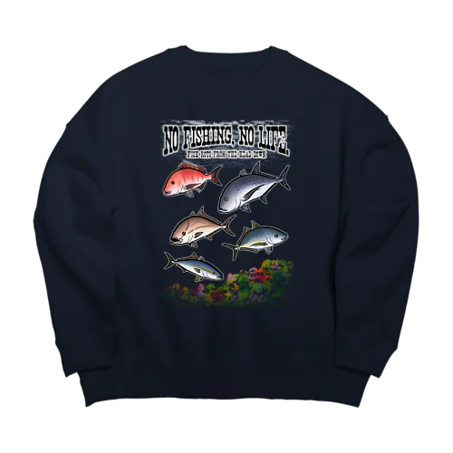 FISHING_S5C Big Crew Neck Sweatshirt