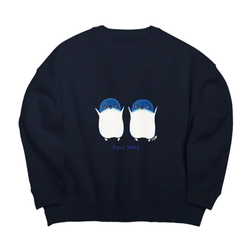 ふたごのフェアリーペンギン(ロゴあり) Big Crew Neck Sweatshirt