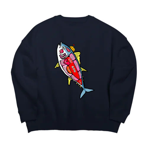 まぐろ部位② Big Crew Neck Sweatshirt