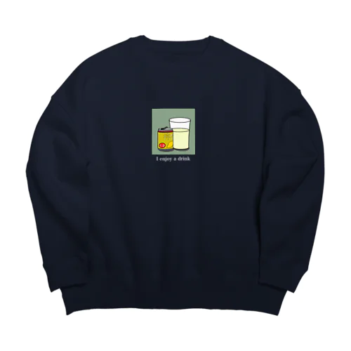 レモンサワー Big Crew Neck Sweatshirt