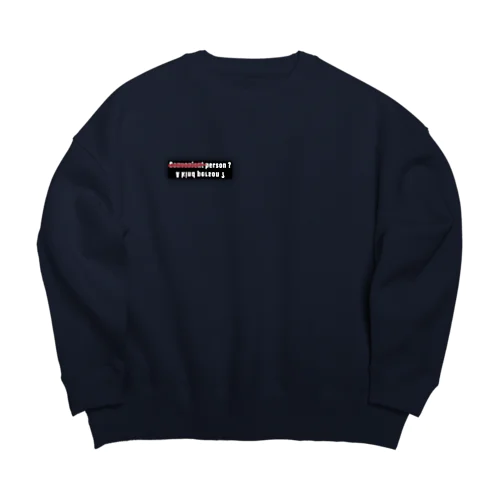 noT convenienT Big Crew Neck Sweatshirt