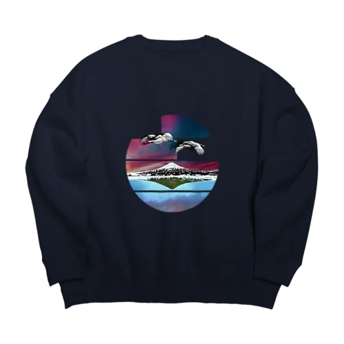 変化する季節に...未来へ Big Crew Neck Sweatshirt