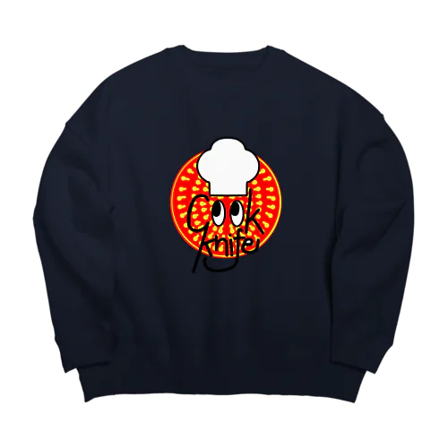 Cookknife(Tomato) Big Crew Neck Sweatshirt