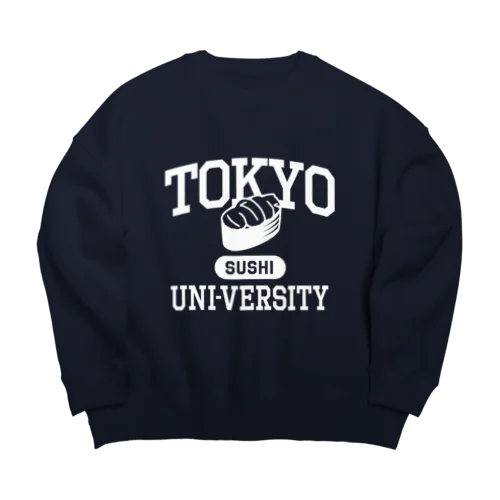 トーキョー・スシ・ウニバーシティ Tokyo Sushi Uni-versity Big Crew Neck Sweatshirt