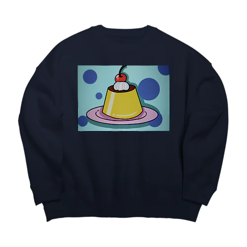 プリンのイラストグッズ Big Crew Neck Sweatshirt