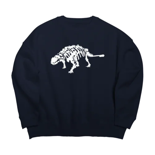 みんな大好きアンキロサウルスの骨 Big Crew Neck Sweatshirt