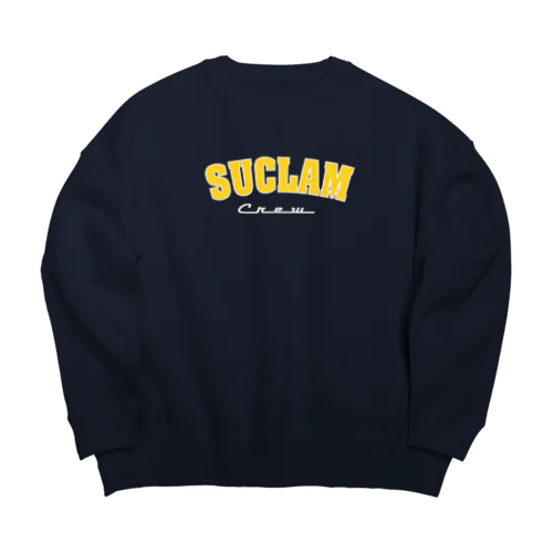 CREW SWEAT-yellow- Big Crew Neck Sweatshirt