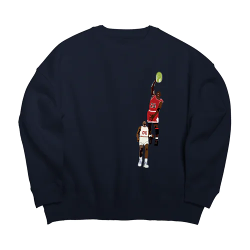 バスケ、いやハクサイ!? Big Crew Neck Sweatshirt