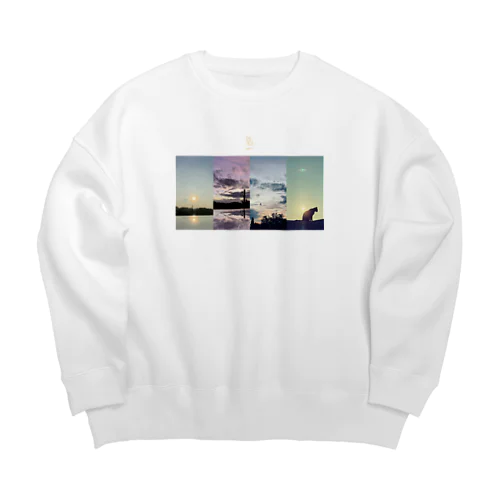 MKY_Sunrise Big Crew Neck Sweatshirt