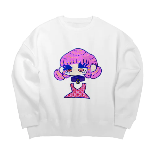 Can't be transparent Big Crew Neck Sweatshirt