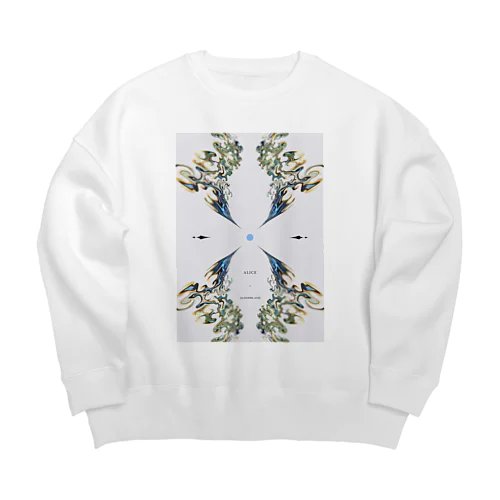 ALICE IN WONDERLAND Big Crew Neck Sweatshirt