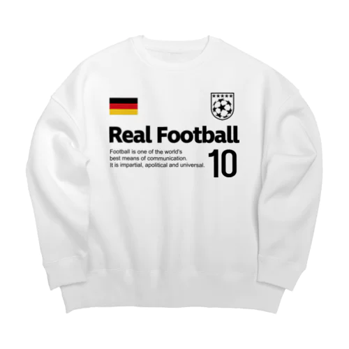 リアルフットボール ドイツ Big Crew Neck Sweatshirt