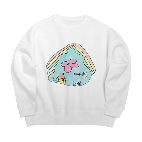 たのしいこと Big Crew Neck Sweatshirt