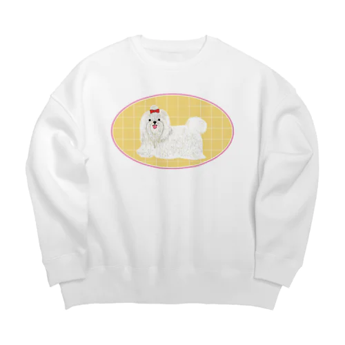 マルチーズ Big Crew Neck Sweatshirt