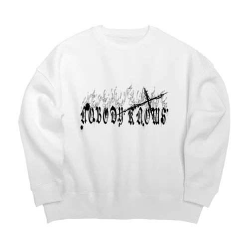 Nobody knows  Big Crew Neck Sweatshirt